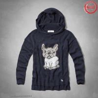 dames abercrombie fitch truien hooded cartoon koningsblauw Voor Goedkope c3emb250